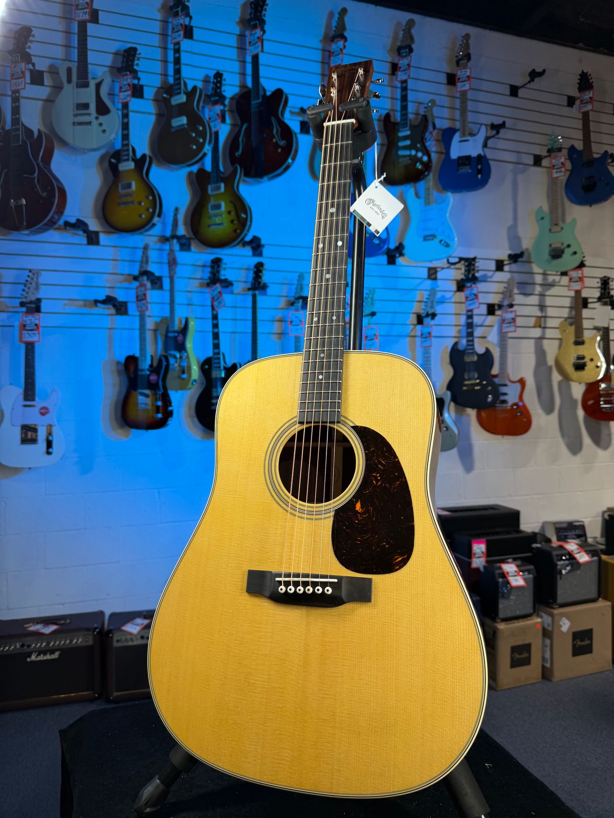 Martin D-28 Standard Series Acoustic Guitar – Natural with Aging Toner