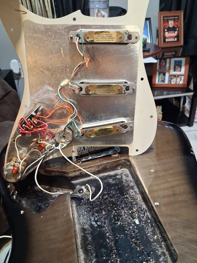 1991vintage american strat hard shell case
