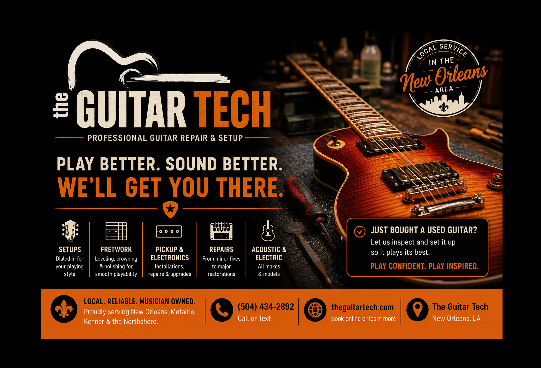 GUITAR REPAIR & SERVICE